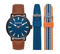 Skechers Reloj Casual analógico de Cuarzo para Hombre con Tres manecillas, Juego Azul, Reloj de Cuarzo