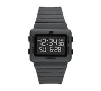 Skechers Reloj digital de cuarzo para hombre, Larson Gray, Cron grafo, digital