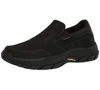 Skechers Respected - Calum Hombre Scarpe da ginnastica, Black Leather W Synthetic, 43 EU