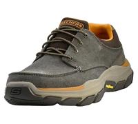 Skechers Respected-Loleto, Moc Toe Bungee Lace Slip On Hombre, marrón, 42.5 EU