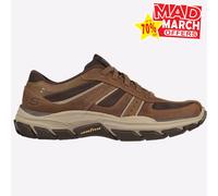 Skechers Respetado Hombre Espuma Viscoelástica Diario Casual Confort Cafe