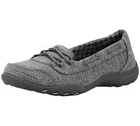 Skechers Respira fácil, Buena Influencia, Zapatillas Mujer, Gris, 37.5 EU