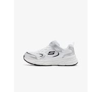 Skechers Retro-Graph Jr Scarpe da ginnastica da bambino con strappo White silver