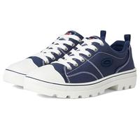 Skechers Roadies-True Roots, Zapatillas Mujer, Multicolor (NVY Black Canvas/Leather Trim), 37 EU