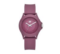 Skechers Rosencrans - Reloj analógico de Silicona Rosa para Mujer (Modelo: SR6346)