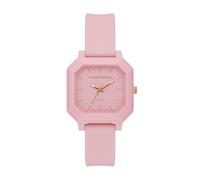 Skechers Rosencrans - Reloj cuadrado de silicona con tres manecillas (modelo: SR6377)