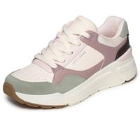 Skechers Rovina Lite Two The Core - Tenis de espuma viscoelástica refrigerados por aire para mujer, Rosado/Verde, 40 EU