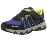 Skechers Rugged Ranger, Zapatos Deportivos Niños, Black Synthetic/ Blue, Yellow & Orange Trim, 27 EU