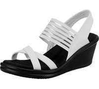 Skechers Rumblers-Solar Burst 31597-WHT, Womens sandals, white, 40 EU