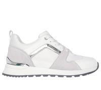 Skechers Runway - Posh Gal en Blanco/Plata, talla 39