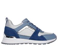 Skechers Runway - Posh Gal en Navy/Plata, talla 38