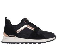 Skechers Runway - Posh Gal en Negro/Oro Rosa, talla 40