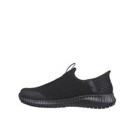 Skechers Rylind SrFood - Zapatos de Servicio sin Cordones para Hombre, Tela sintética Negra, 39.5 EU