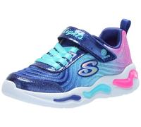 Skechers S Lights 302327L PKMT Wavy Beams Ombre Express - Zapatillas deportivas, Azul Marino Multicolor, 34 EU