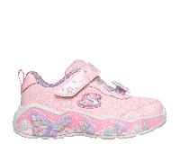 Skechers S-Lights: Lil Butterfly Bliss en Rosa Claro, talla 22