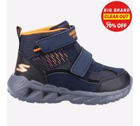 Skechers S Lights: Magna-Lights - Frosty Fun en Navy/Negro, talla 21