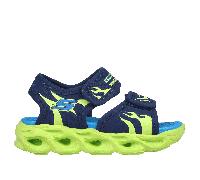 Skechers S-Lights: Thermo-Flash - Heat Tide en Navy/Lima, talla 26