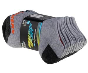 Skechers S108264-GRY_31-34 Calcetines, Grey, niño Unisex