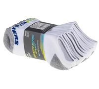 Skechers S108264-WHT_31-34 Calcetines, White, niño Unisex