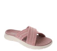 Skechers O- t-g Womens Sandals, Sandalias Go Walk Flex impresionadas Mujer, Tela Malva, 39 EU