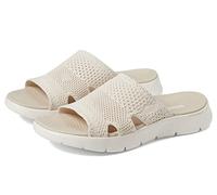 Skechers Sandal, Sandalia GO Walk Flex ELATION Mujer, Natural Textile, 56 EU