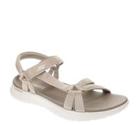 Skechers Sandal, Sandalias Go Walk Flex Sublime Mujer, Taupe Textile, 37 EU