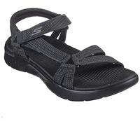 Skechers Sandal, Sandalias Go Walk Flex Sublime Mujer, Tela Negra, 41 EU