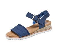 Skechers 113541, Sandalia Mujer, Navy, 40 EU