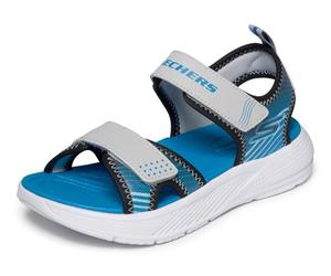 Skechers Sandalia Microspec-Splash para bebé, Color Gris