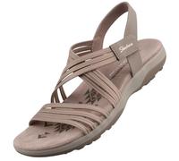 Skechers Sandalia Reggae Slim para mujer - Sunnyside 2.0, pardo, 39 EU
