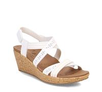 Skechers Sandalias Beverlee Delicate Glow para Mujer, Duraleather Blanco, 41 EU