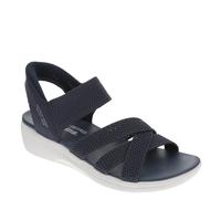 Skechers Sandalias con correa trasera para mujer, marino, 36 EU
