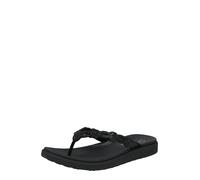 Skechers Meditation Luxe-Rhinestone - Sandalias Planas Cortadas con láser para Mujer, Color Negro, Talla 5