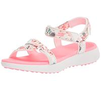 Skechers Sandalias de Golf para Mujer 600 sin Puntas, Zapatos, Blanco Multi Tropics, 42 EU