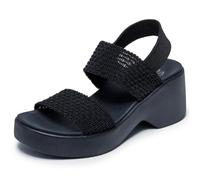Skechers Sandalias de Tacón Mujer Cali Day Negro-Negro