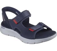 Skechers Sandalias deportivas Go Walk Flex Easy Entry para hombre, Azul marino/Rojo, 42 EU