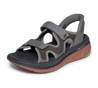 Skechers Hands Free Slip-ins MAX Cushioning Premier 2.0 Julian Sandal, Sandalias Deportivas Hombre, Carbón Vegetal, 41 EU