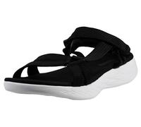 Skechers Sandalias deportivas para mujer On-The-go 600 Brilliancy, Negro/Blanco, 40 EU