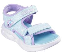 Skechers Sandalias deportivas Sola Glow para niña, Blue, 32 EU