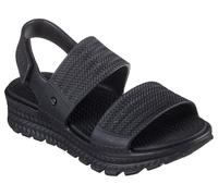Skechers Sandalias Foamies Arch Fit Footsteps Sunny Days para mujer, negras, 35 EU