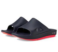 Skechers Sandalias Go Recover Refresh de doble densidad para hombre, Azul Marino/Coral, 42 EU
