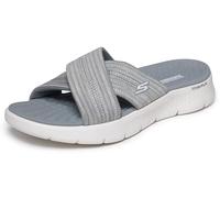 Skechers O- t-g Womens Sandals, Sandalias Go Walk Flex impresionadas Mujer, Tela Gris, 39 EU