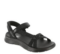 Skechers Sandalias Go Walk Flex para mujer, iluminan las manos libres, Negro, 35 EU