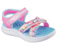 Skechers Sandalias JUMPSTERS Tie Dye BFFs, color rosa, talla 1