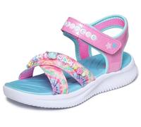 Skechers Sandalias JUMPSTERS Tie Dye BFFs, rosa, talla 48