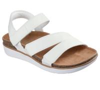 Skechers Sandalias Mujer Con Elásticos Y Tira Lifted Comfort Blanco - WHT