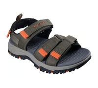 Skechers Sandalias para hombre, talla 41 UE, ajuste relajado, prewitt rio, veganas, cómodas, con plantilla de espuma de lujo, correas ajustables, ligeras y cómodas