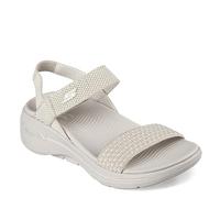 Skechers Sandalias para mujer, beige, 40 EU