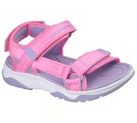 Skechers Sandalias para niña Tread Seeker 33 UE, sandalias deportivas ligeras con cierre adaptativo, correas ajustables, plantilla acolchada, lavable