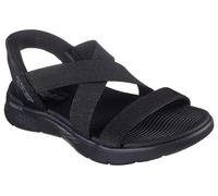 Skechers Sandalias Planas Mujer Go Walk Flex Sandal Negro-Negro